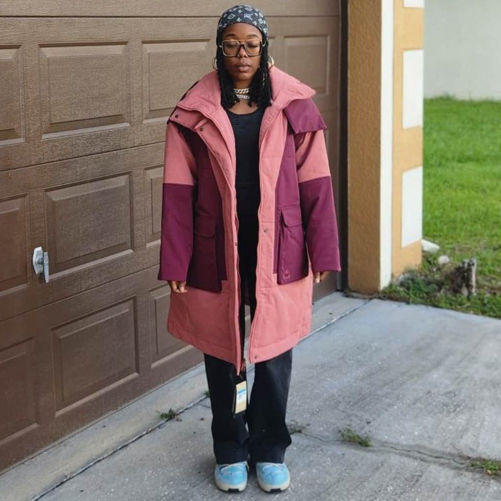 Air Jordan 23 Engineered Women's Parka Oversized Fit DQ9804-689 Size Medium